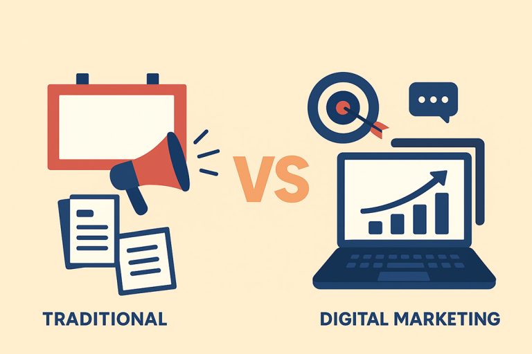 تفاوت دیجیتال مارکتینگ و بازاریابی سنتی